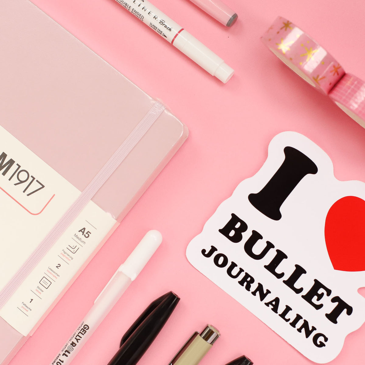 Beginner Supplies for Bullet Journaling - Chocolate Musings