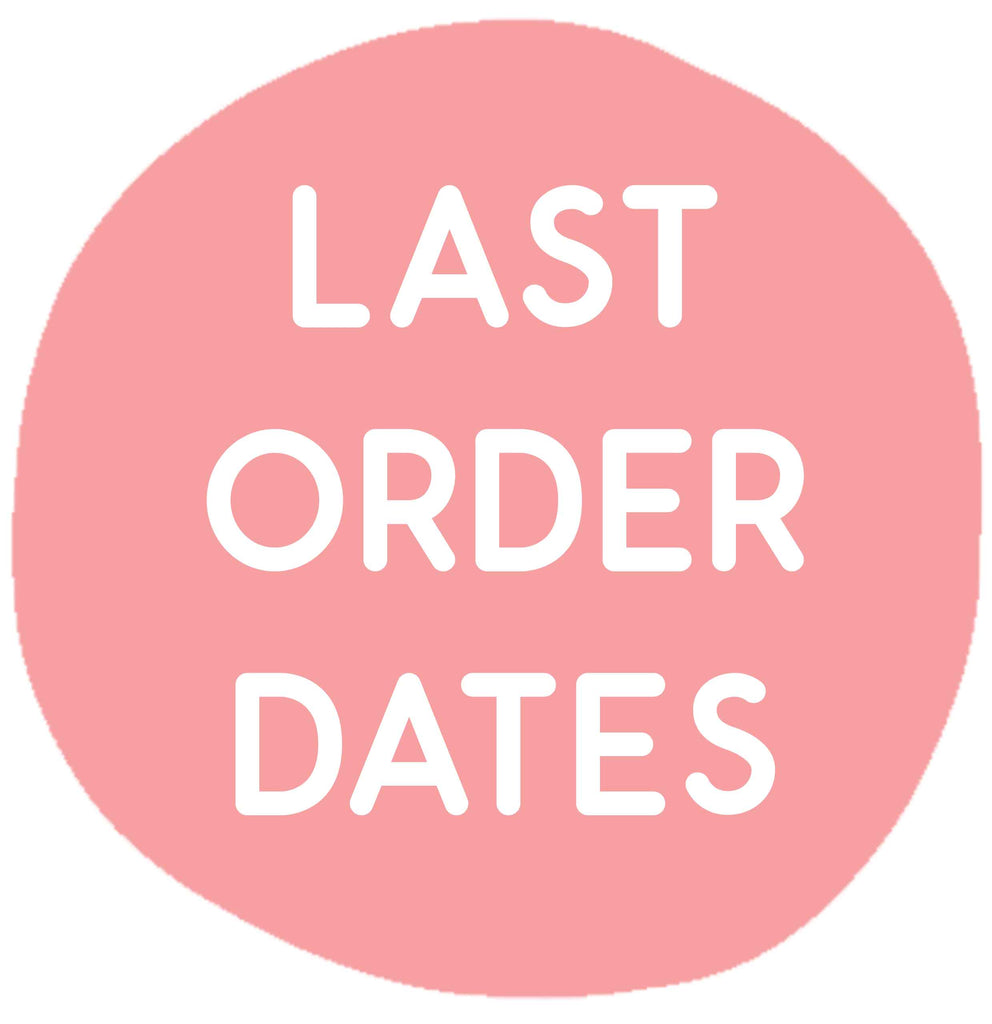 Last Order Dates for Christmas 2024